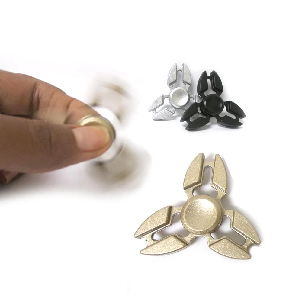 1 Gyro Tri-Spinner Fidget High Quality Metal EDC Hand Finger Spinner Focus ADHD