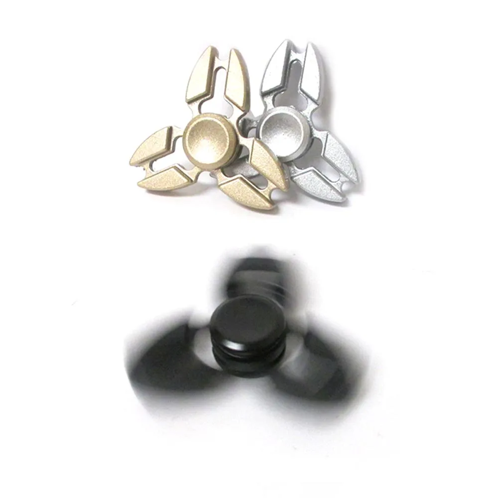 1 Gyro Tri-Spinner Fidget High Quality Metal EDC Hand Finger Spinner Focus ADHD