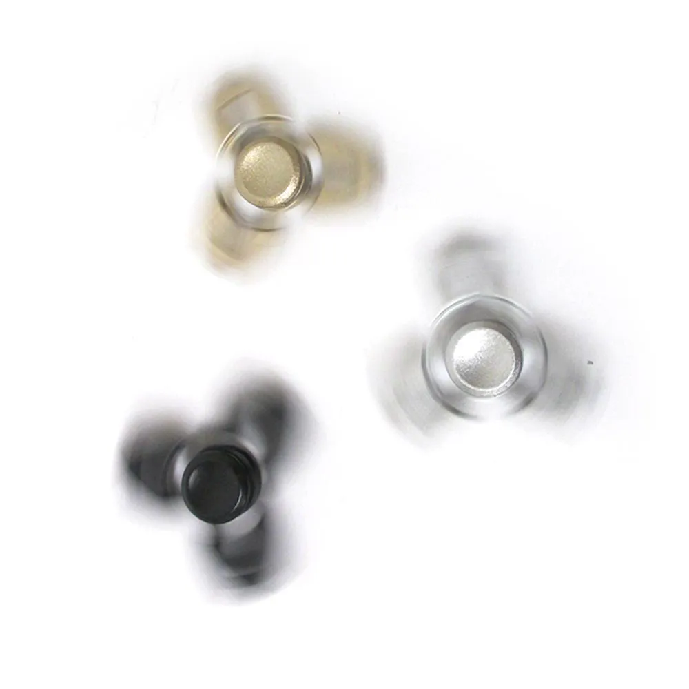 1 Gyro Tri-Spinner Fidget High Quality Metal EDC Hand Finger Spinner Focus ADHD