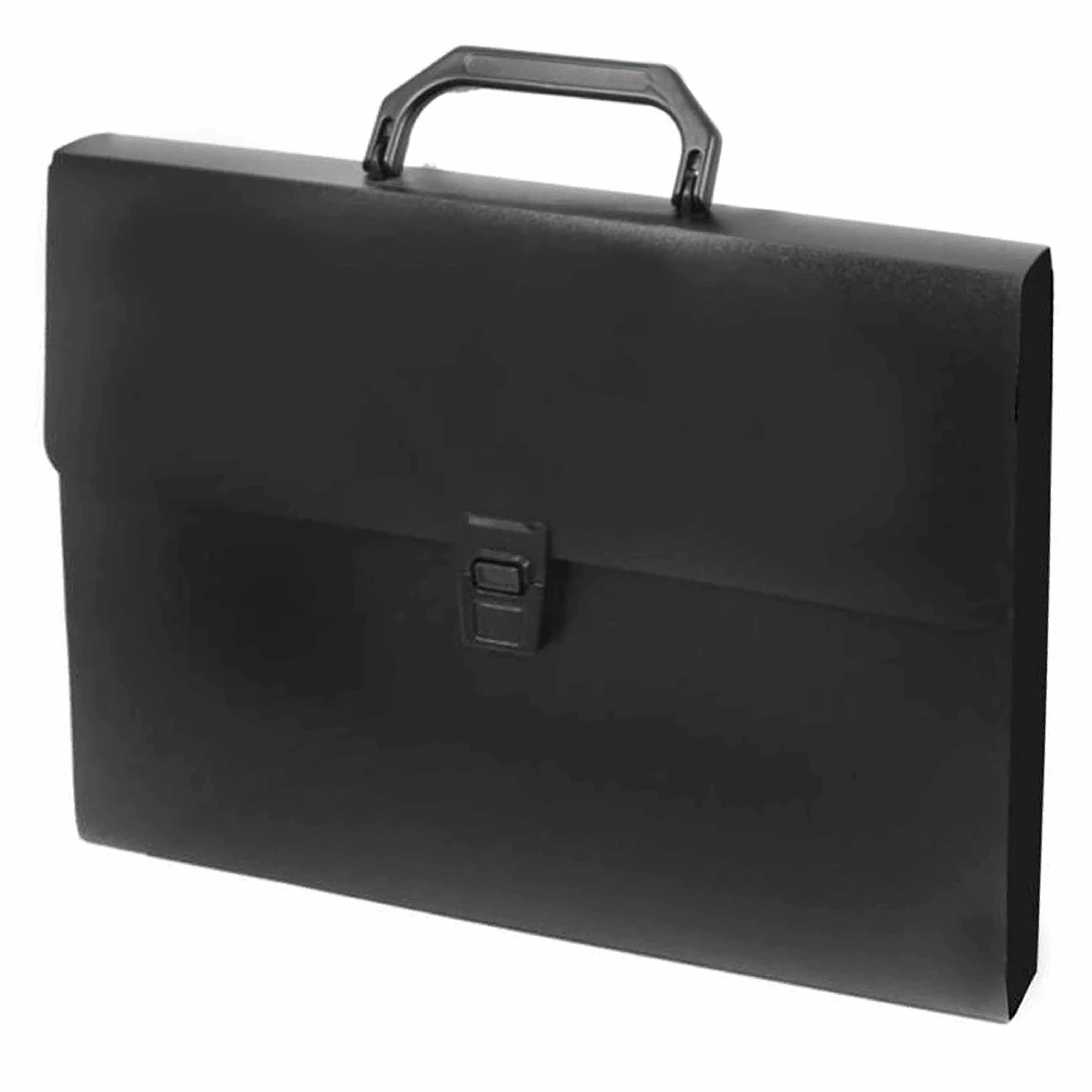 2 Pc Document Case Holder Handle Letter Size Paper Organizer Briefcase Portfolio