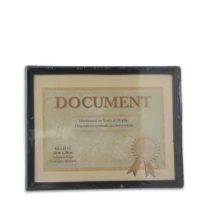 2 Pcs Document Diploma Frame 8.5"x11" Certificate Photo Picture Black Border New