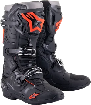 ALPINESTARS Tech 10 Boots - Black/Red Fluorescent - US 14 2010020-1030-14