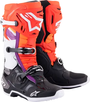 ALPINESTARS Tech 10 Boots - Black/Red/Orange/White - US 14 2010020-1332-14