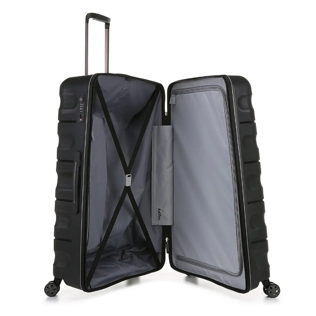 Antler Lincoln 80.5cm Large Hardsided Luggage - Black