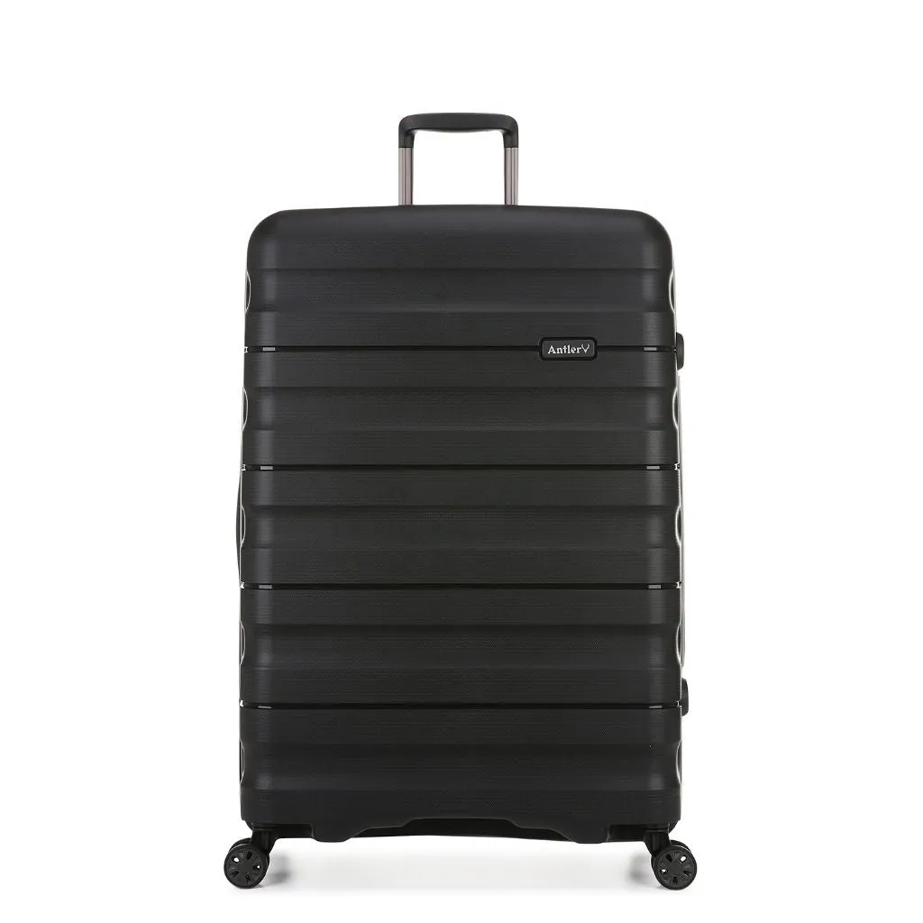 Antler Lincoln Hardsided Luggage 3 Piece Set - Black
