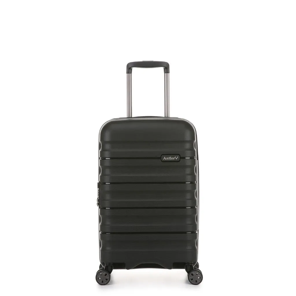 Antler Lincoln Hardsided Luggage 3 Piece Set - Black