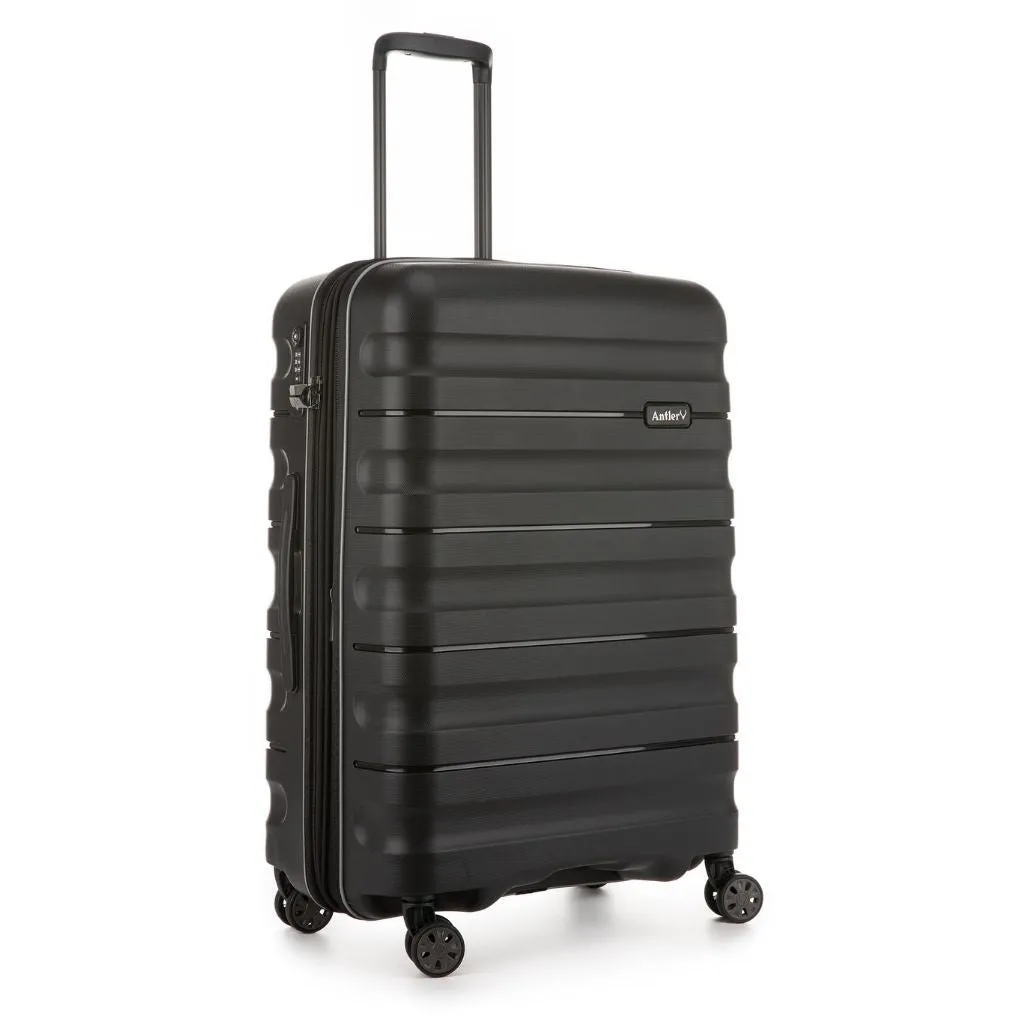 Antler Lincoln Hardsided Luggage 3 Piece Set - Black