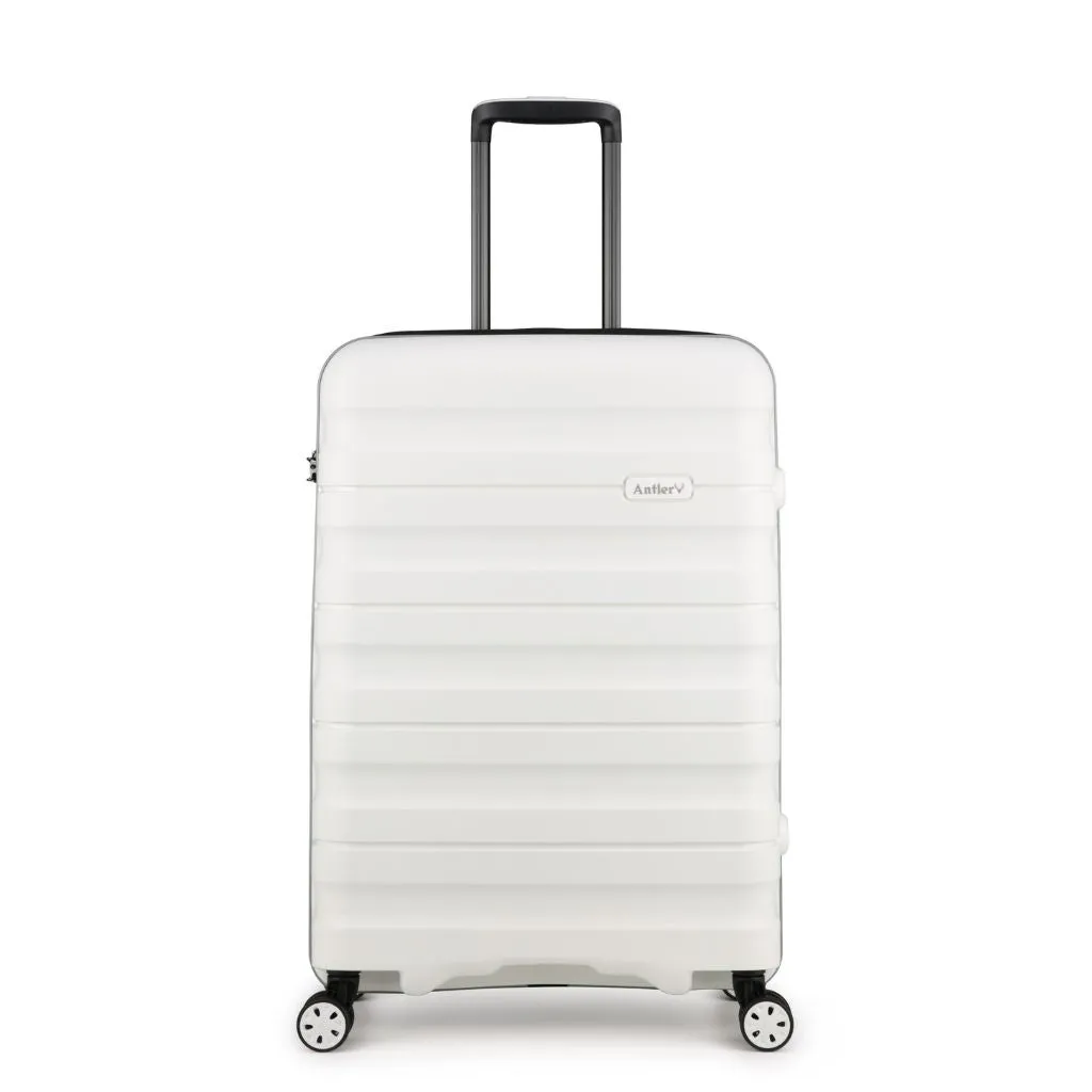Antler Lincoln Hardsided Luggage 3 Piece Set - White