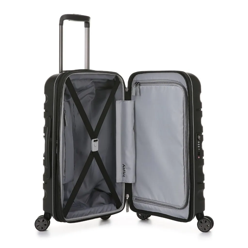 Antler Lincoln Hardsided Luggage Duo Set - Black