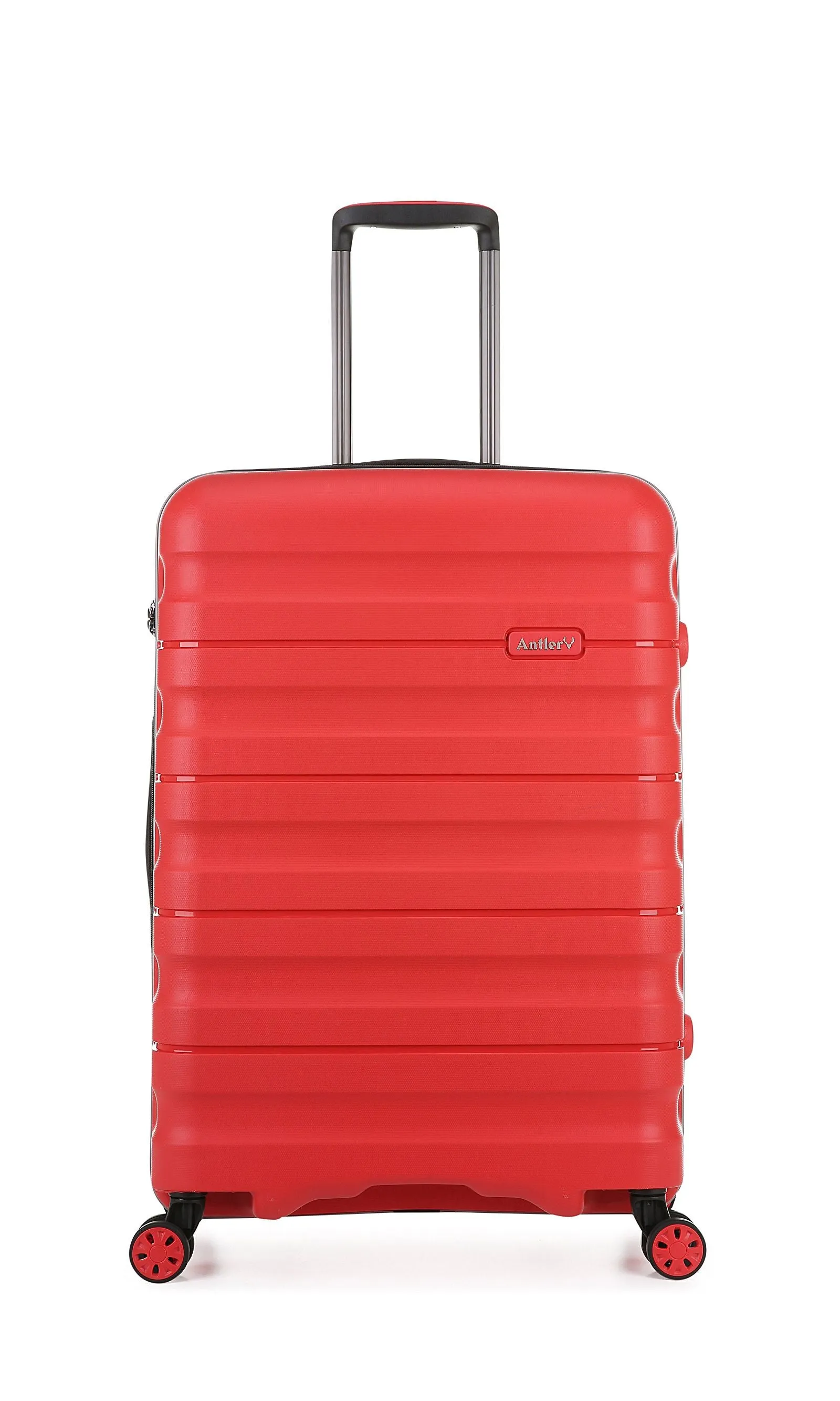 Antler – Lincoln Medium 68cm Hardside 4 Wheel Suitcase – Red