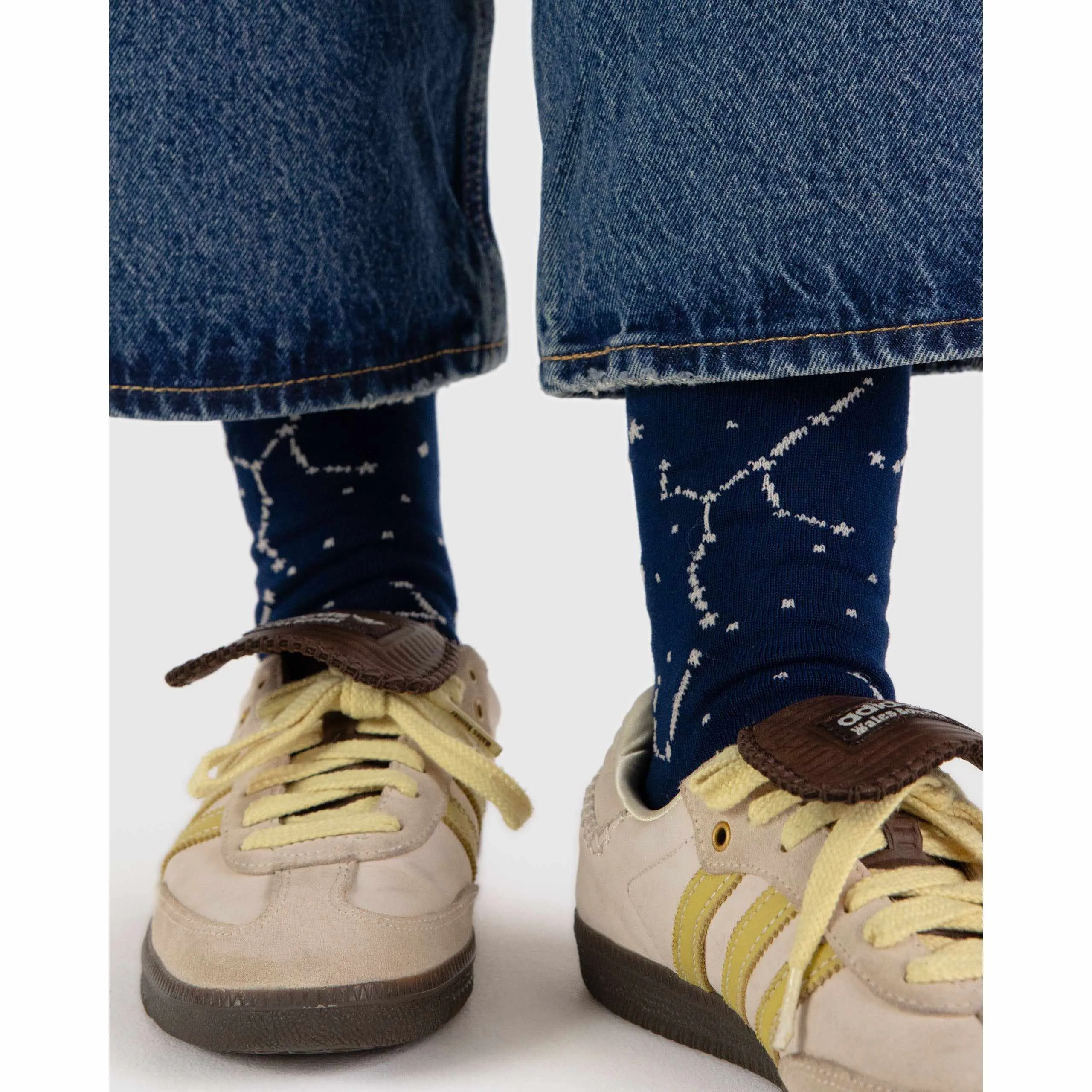 Baggu - Adult crew socks - Constellation Midnight