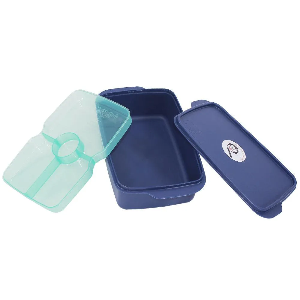 Banana Lunch Box With Splitter 2 Levels  (1.5 L)