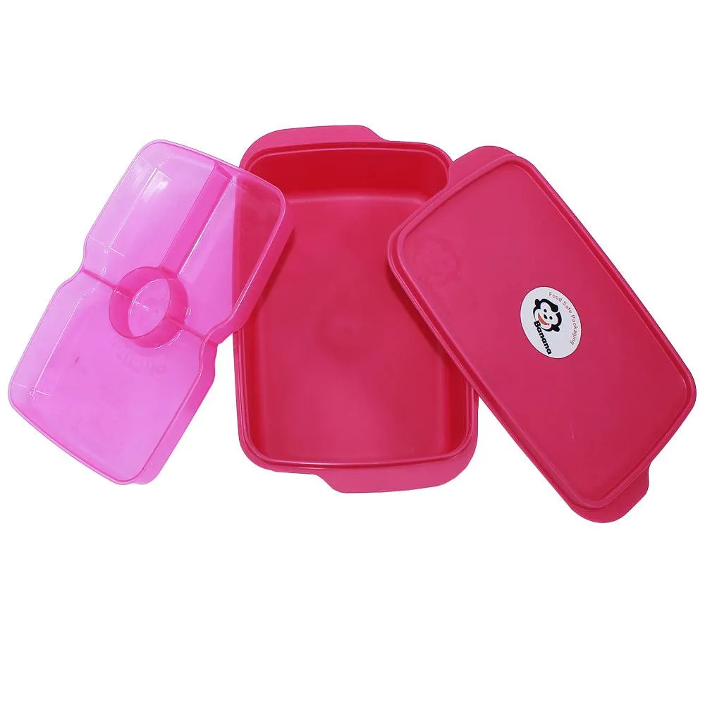 Banana Lunch Box With Splitter 2 Levels  (1.5 L)