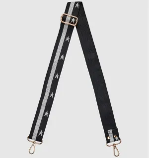 Black Silver Star Bag Strap