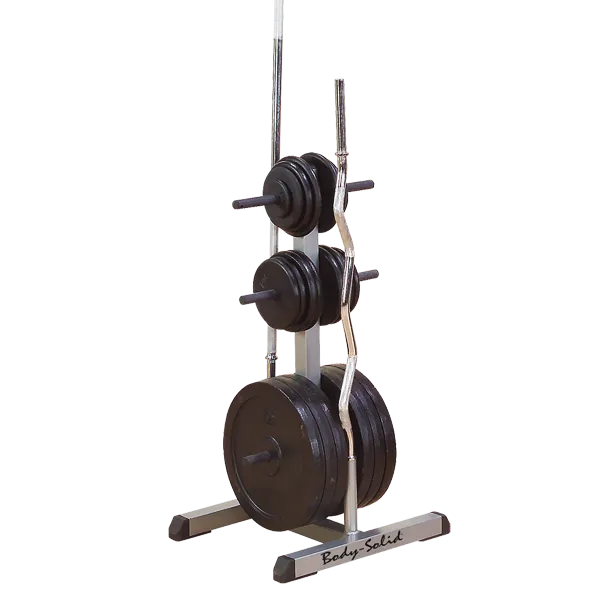 Body Solid Standard Plate Tree & Bar Holder