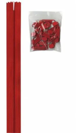 by Annie Zipper in Atom Red - 4 yds