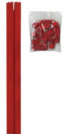 by Annie Zipper in Atom Red - 4 yds