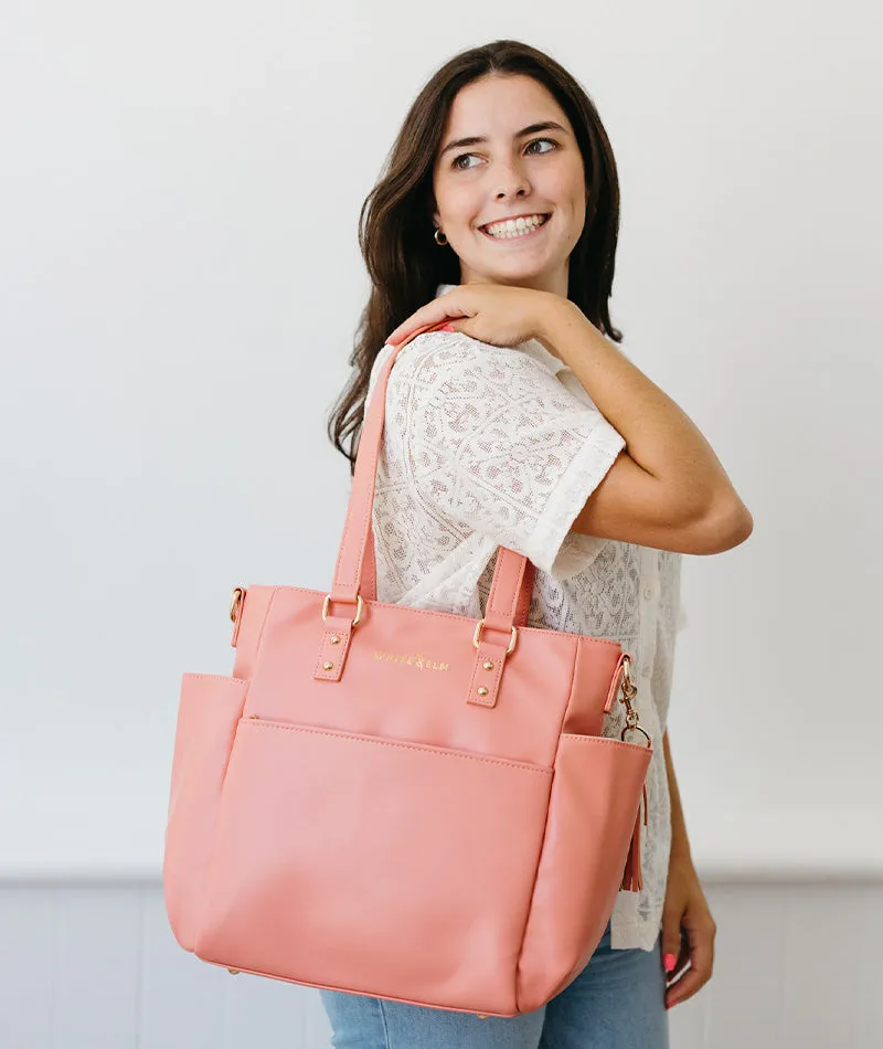 Carina Tote Bag - Coral [OUTLET RETIRED FINAL SALE]