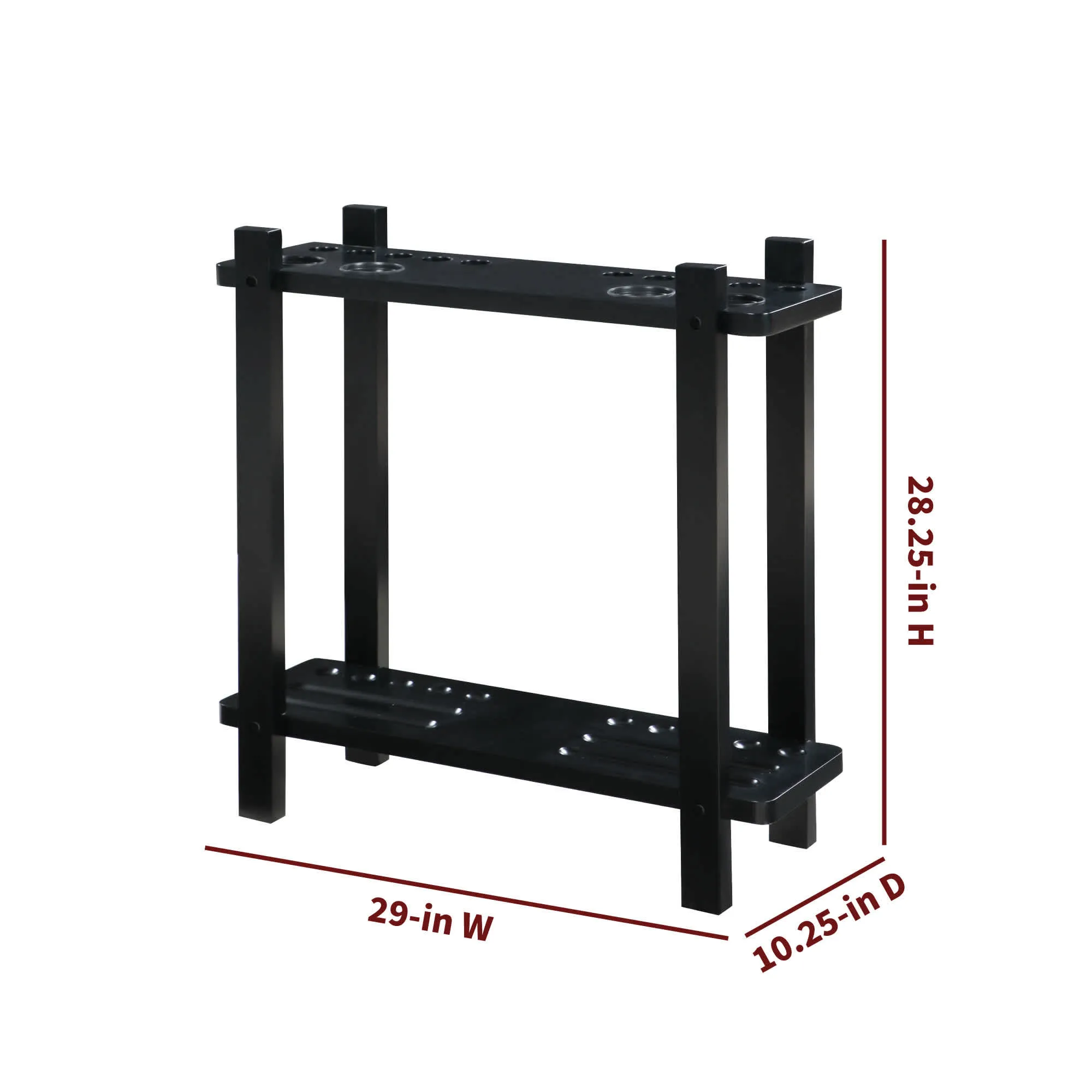 Classic Floor Billiard Pool Cue Rack
