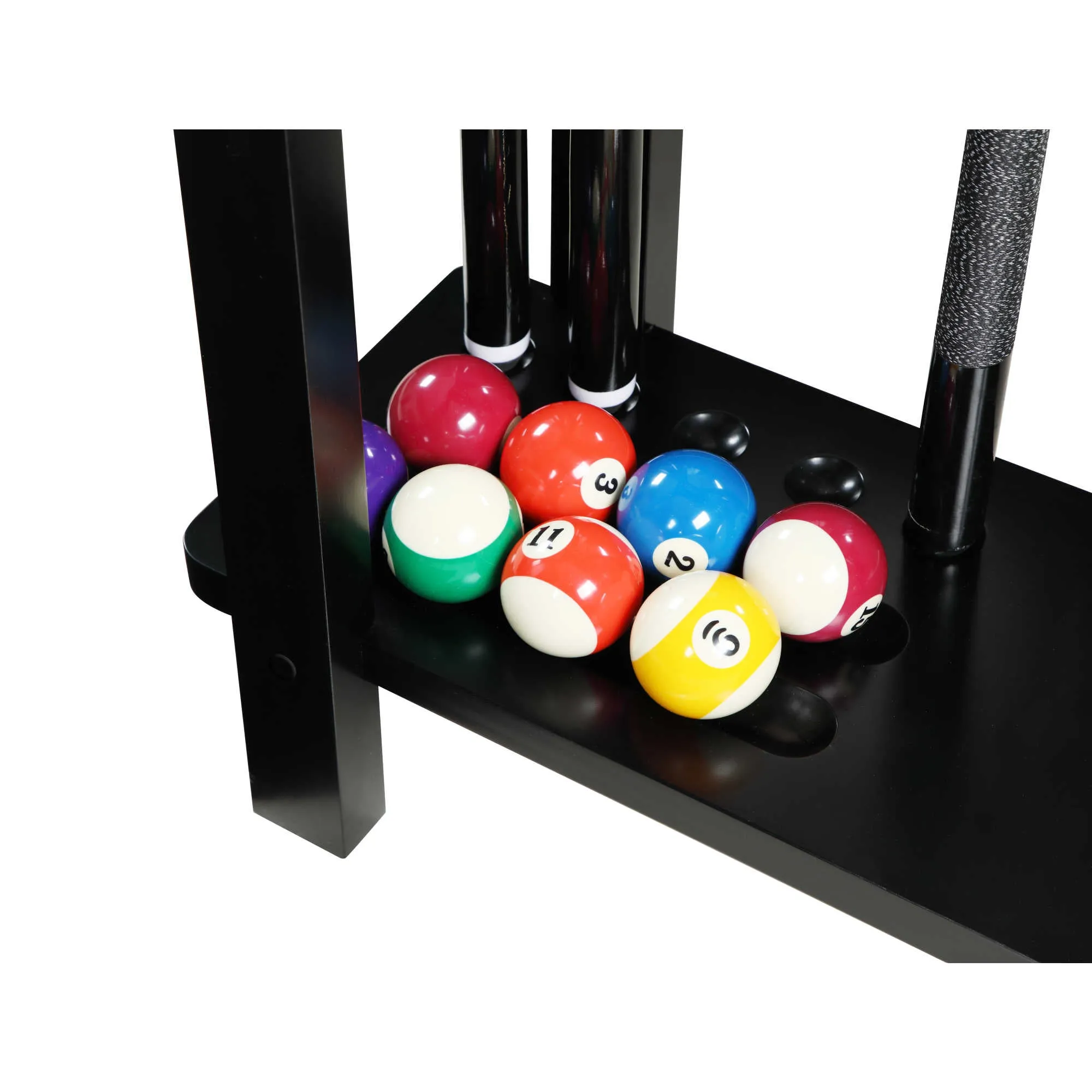 Classic Floor Billiard Pool Cue Rack