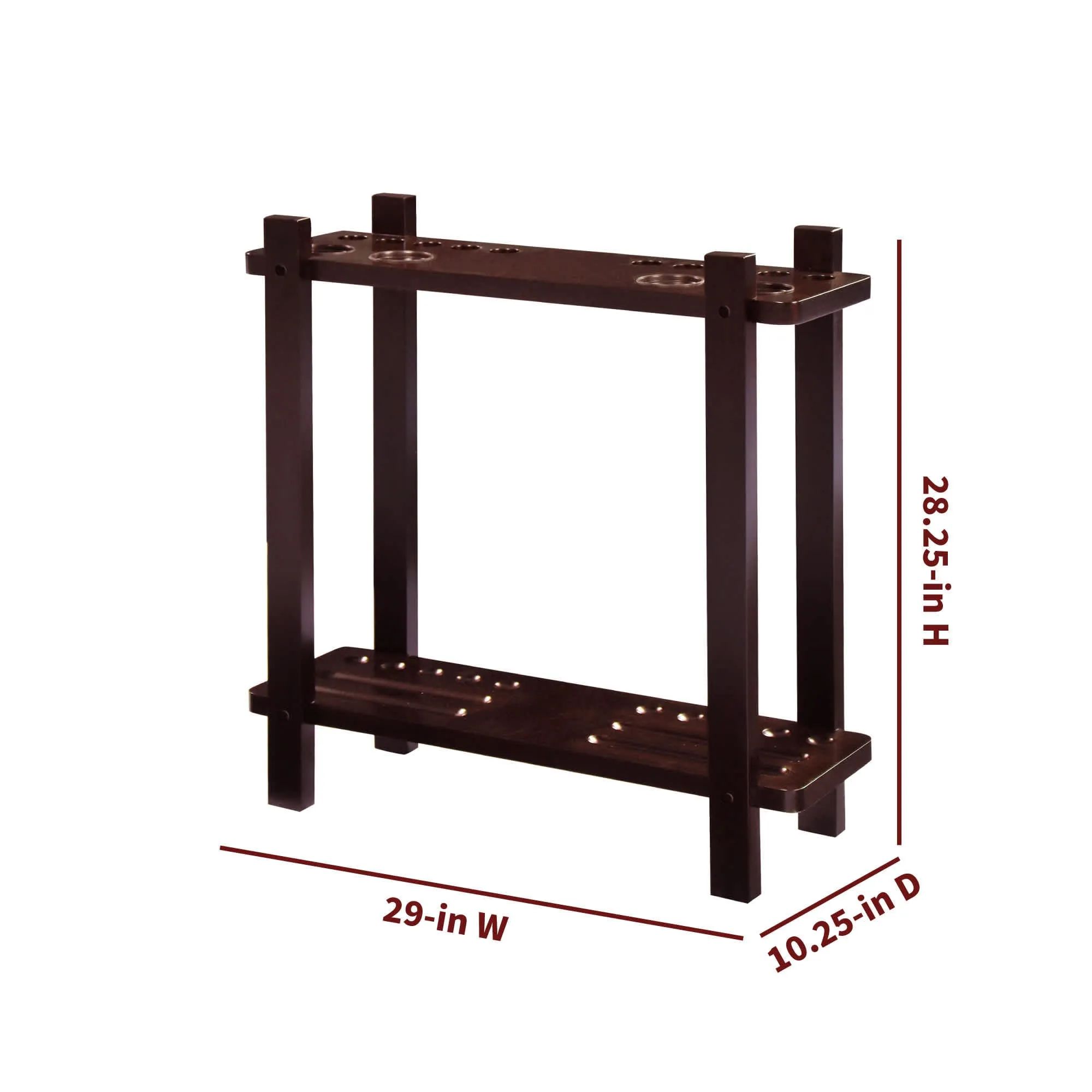 Classic Floor Billiard Pool Cue Rack