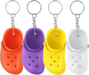 Cute Shoe Keychains Bulk for Women Men Kids Party Favors, Mini Key Chains for Car Handbag Backpack Birthday Gifts