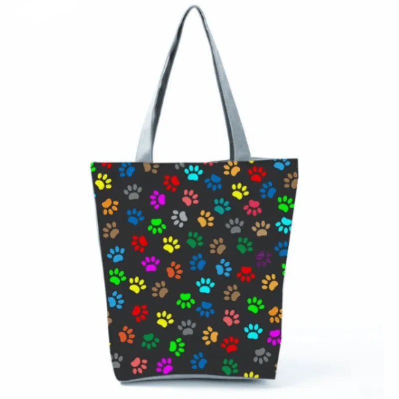 Dog Themed Canvas Totes