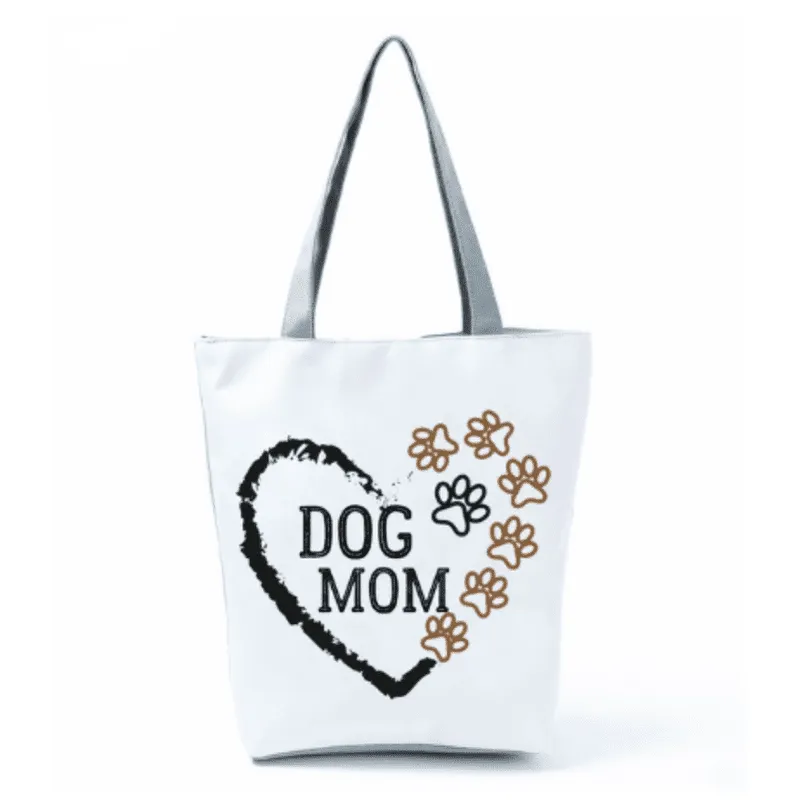 Dog Themed Canvas Totes