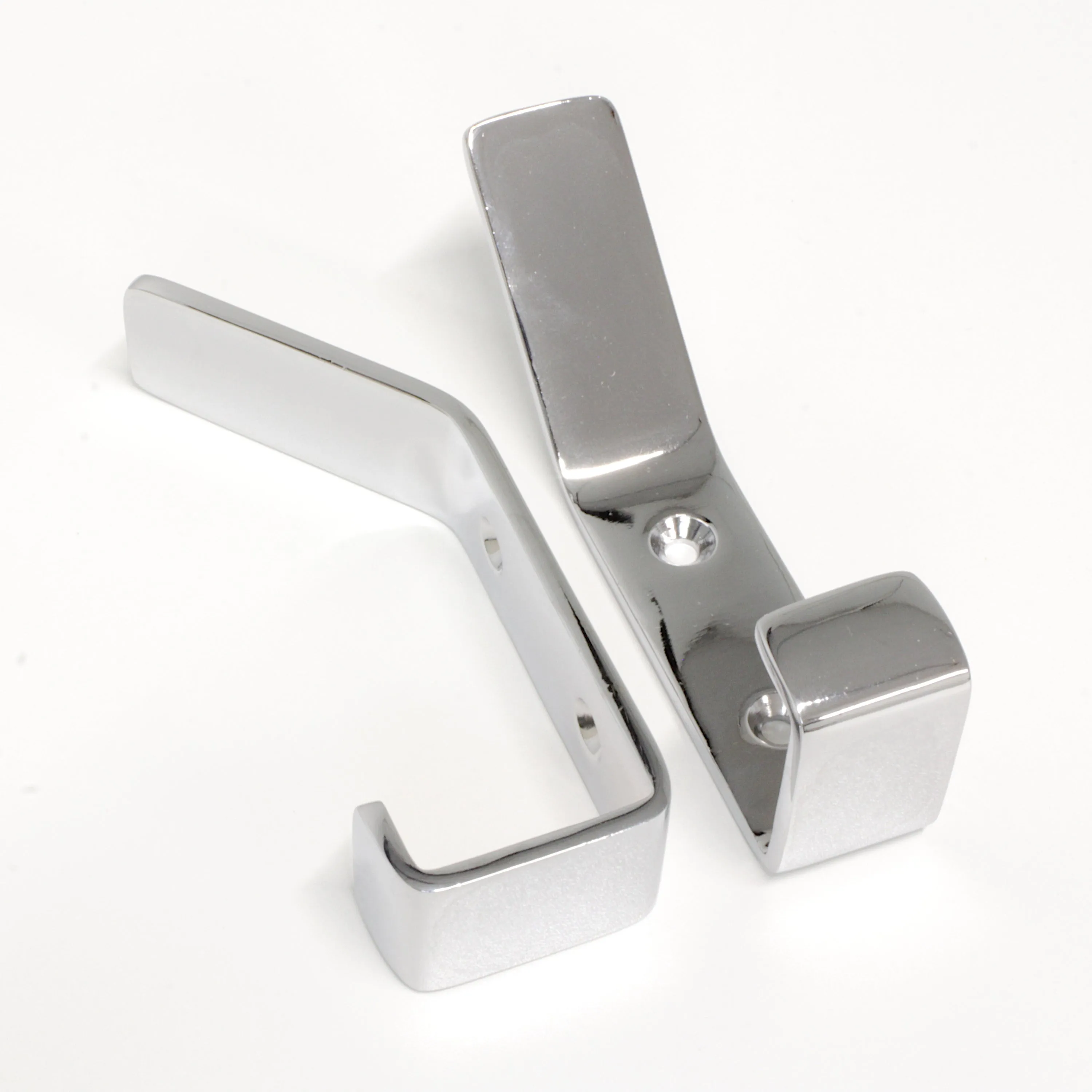 [Double Hook BR2402] Brass Modern Industrial Wall Hook (1.7 Inch)