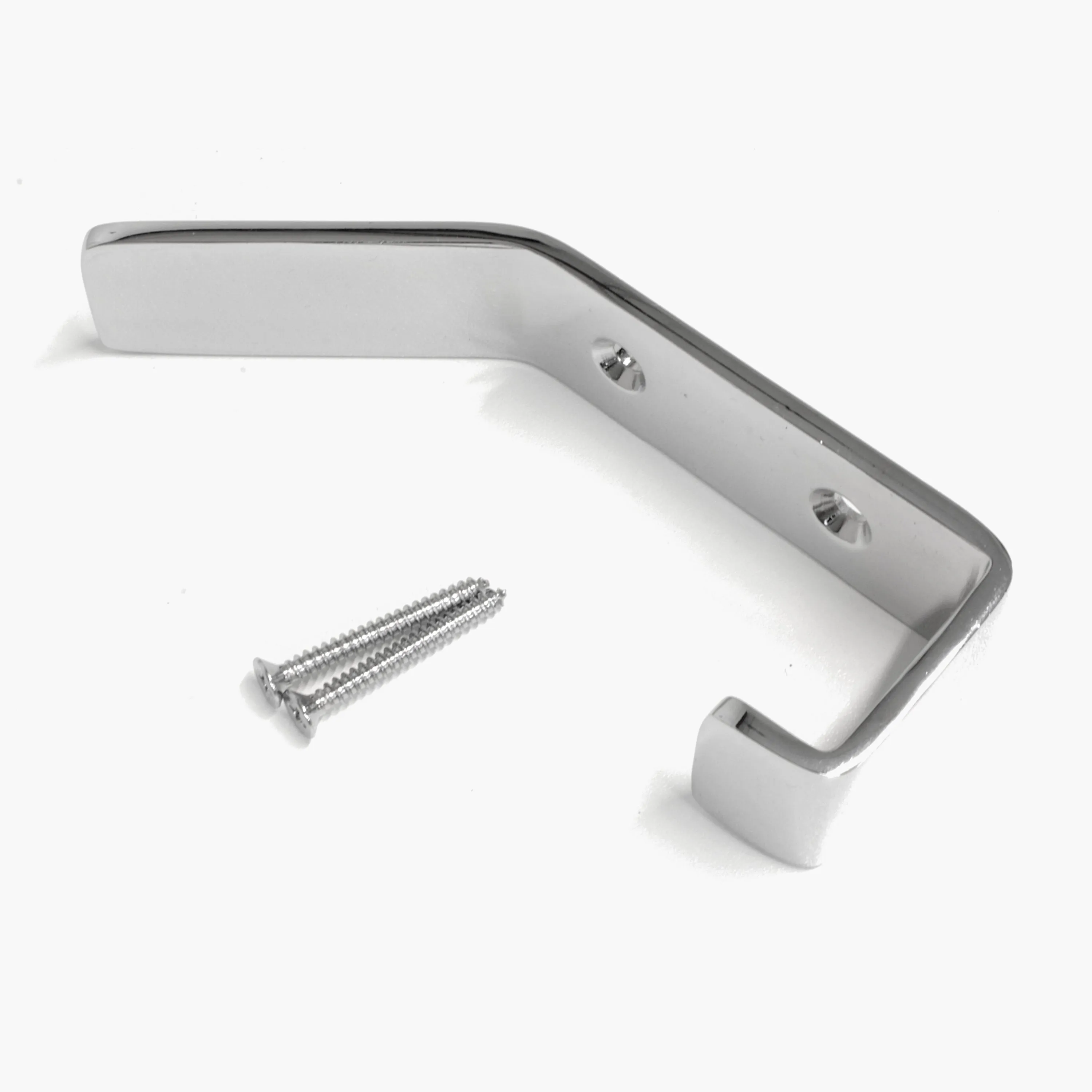 [Double Hook BR2402] Brass Modern Industrial Wall Hook (1.7 Inch)