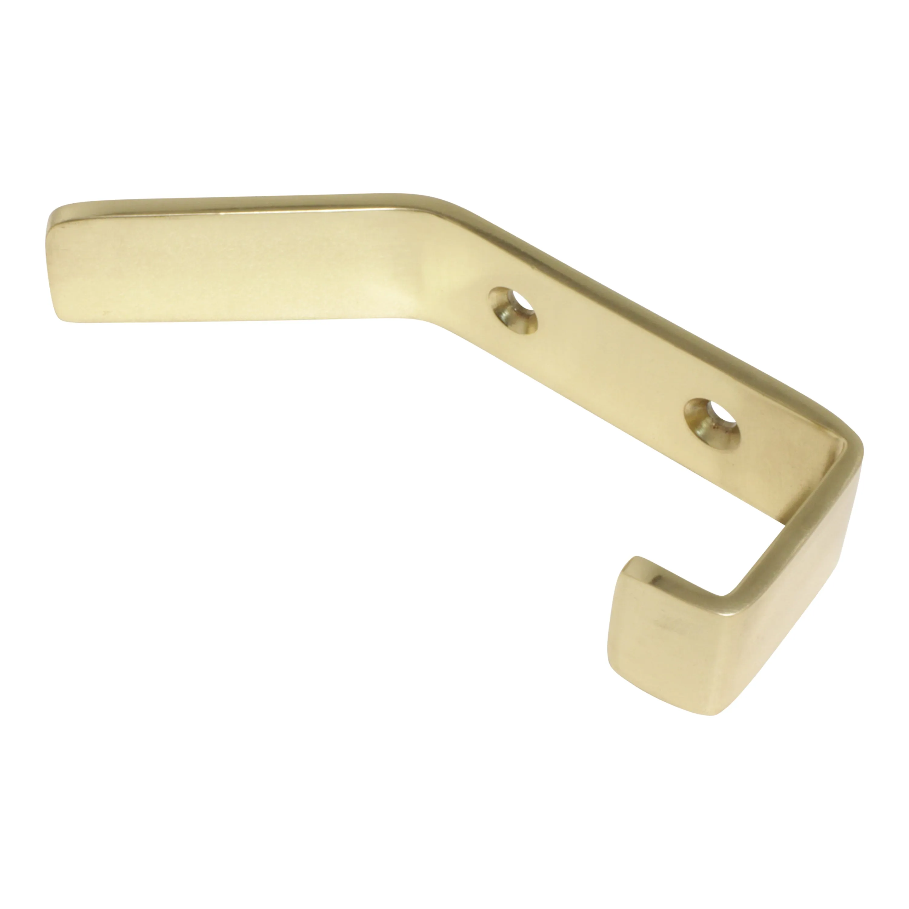 [Double Hook BR2402] Brass Modern Industrial Wall Hook (1.7 Inch)