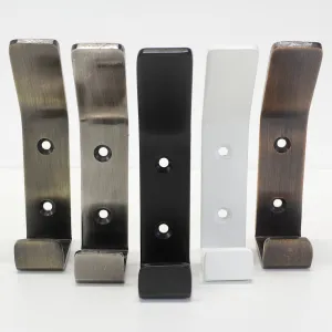 [Double Hook IR8402] Iron Modern Industrial Wall Hook (1.7 Inch)
