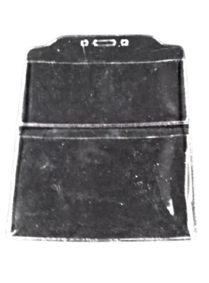 DS-610HS DOUBLE PVC ID POUCH