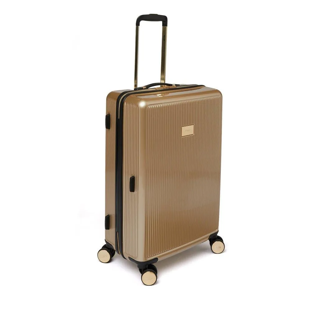 Dune London Olive 67cm 4-Wheel Medium Suitcase