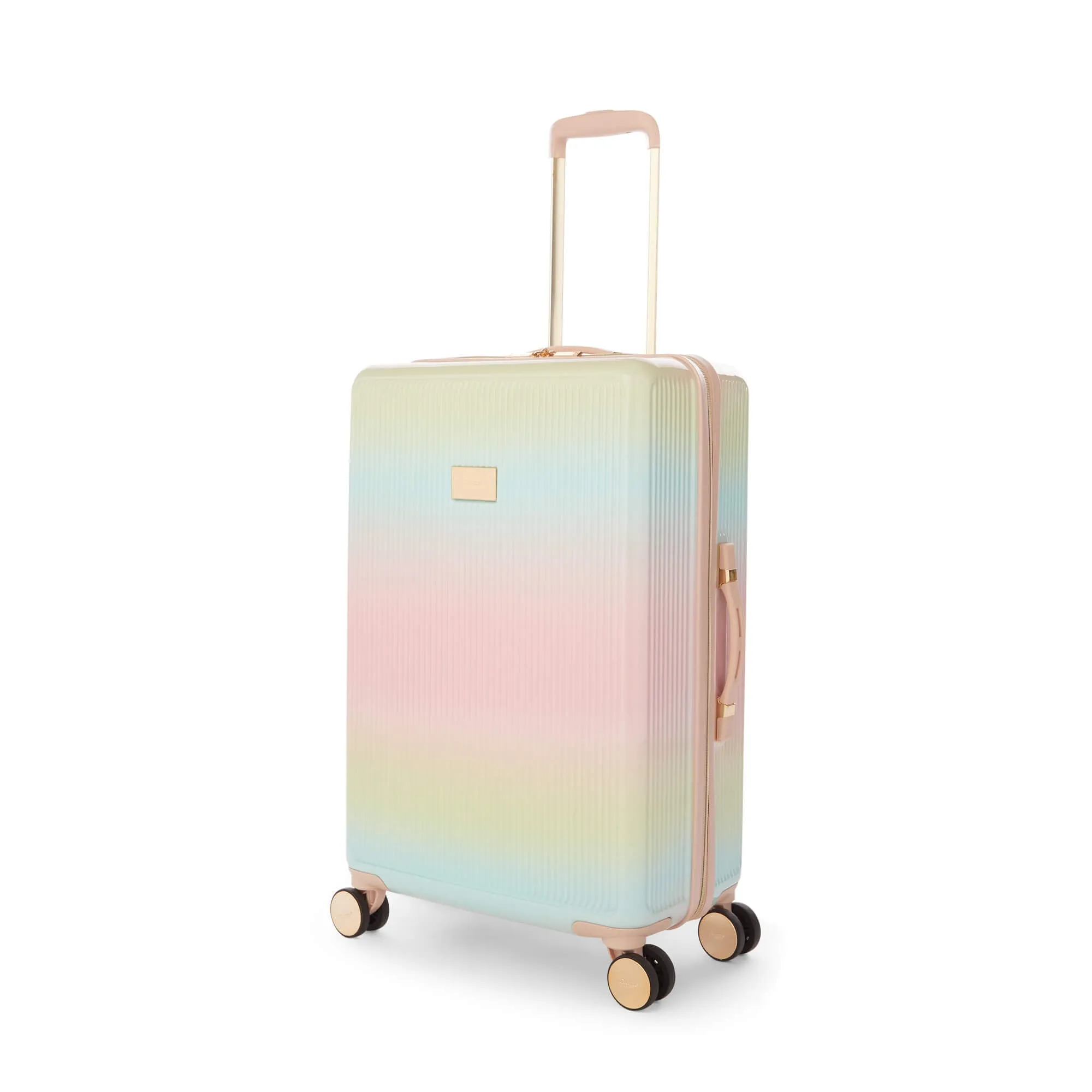 Dune London Olive 67cm 4-Wheel Medium Suitcase