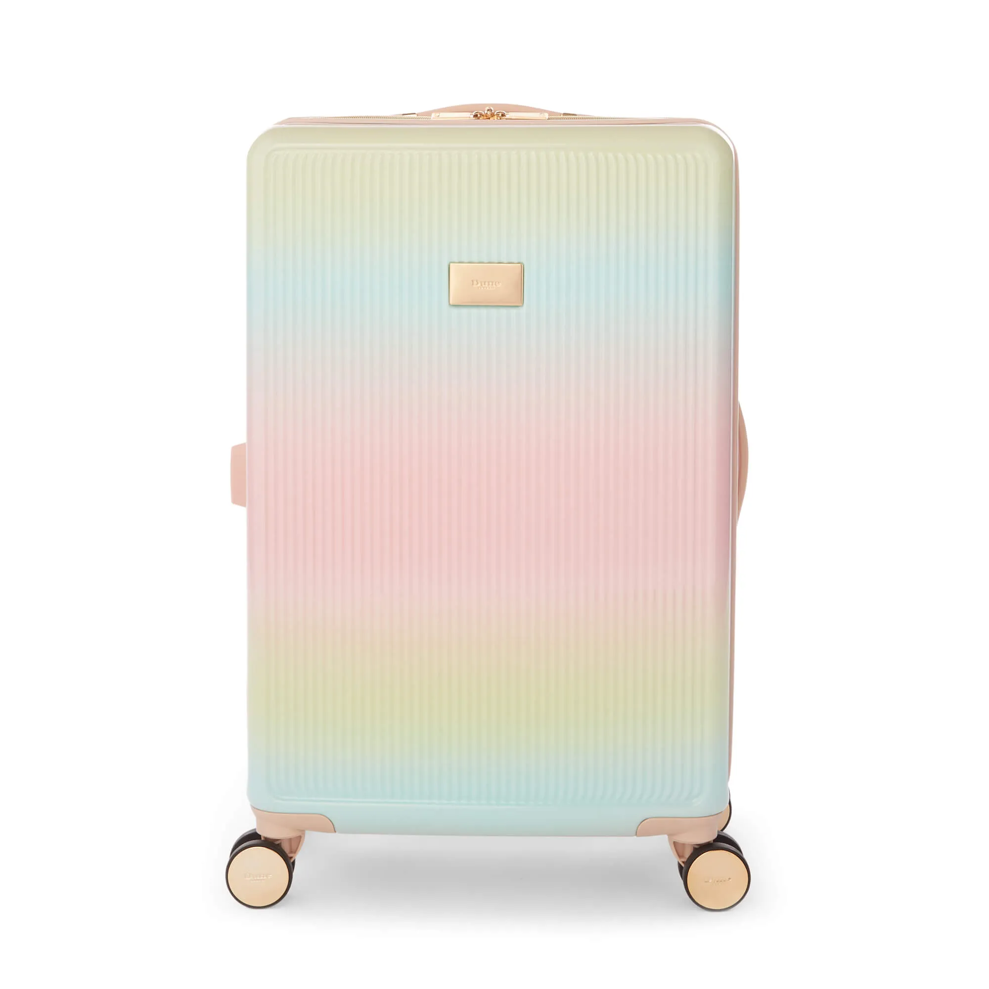 Dune London Olive 67cm 4-Wheel Medium Suitcase