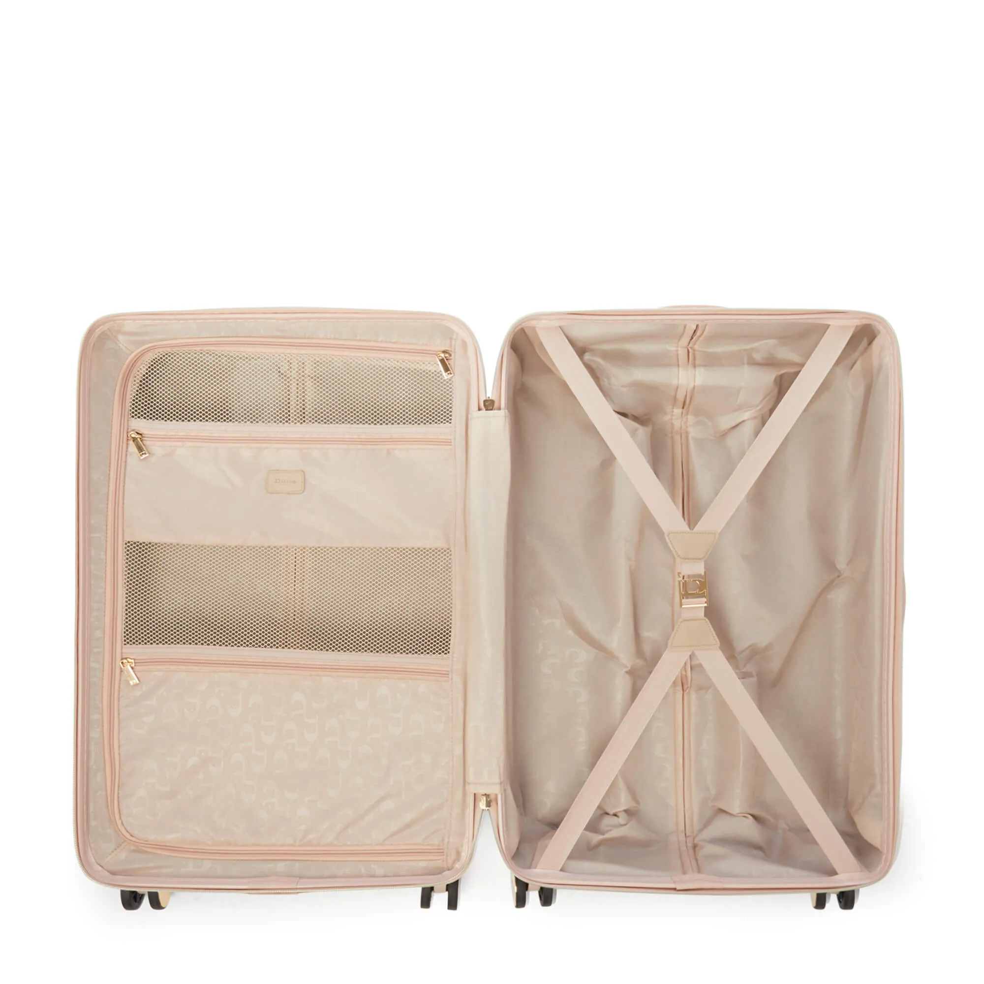 Dune London Olive 67cm 4-Wheel Medium Suitcase
