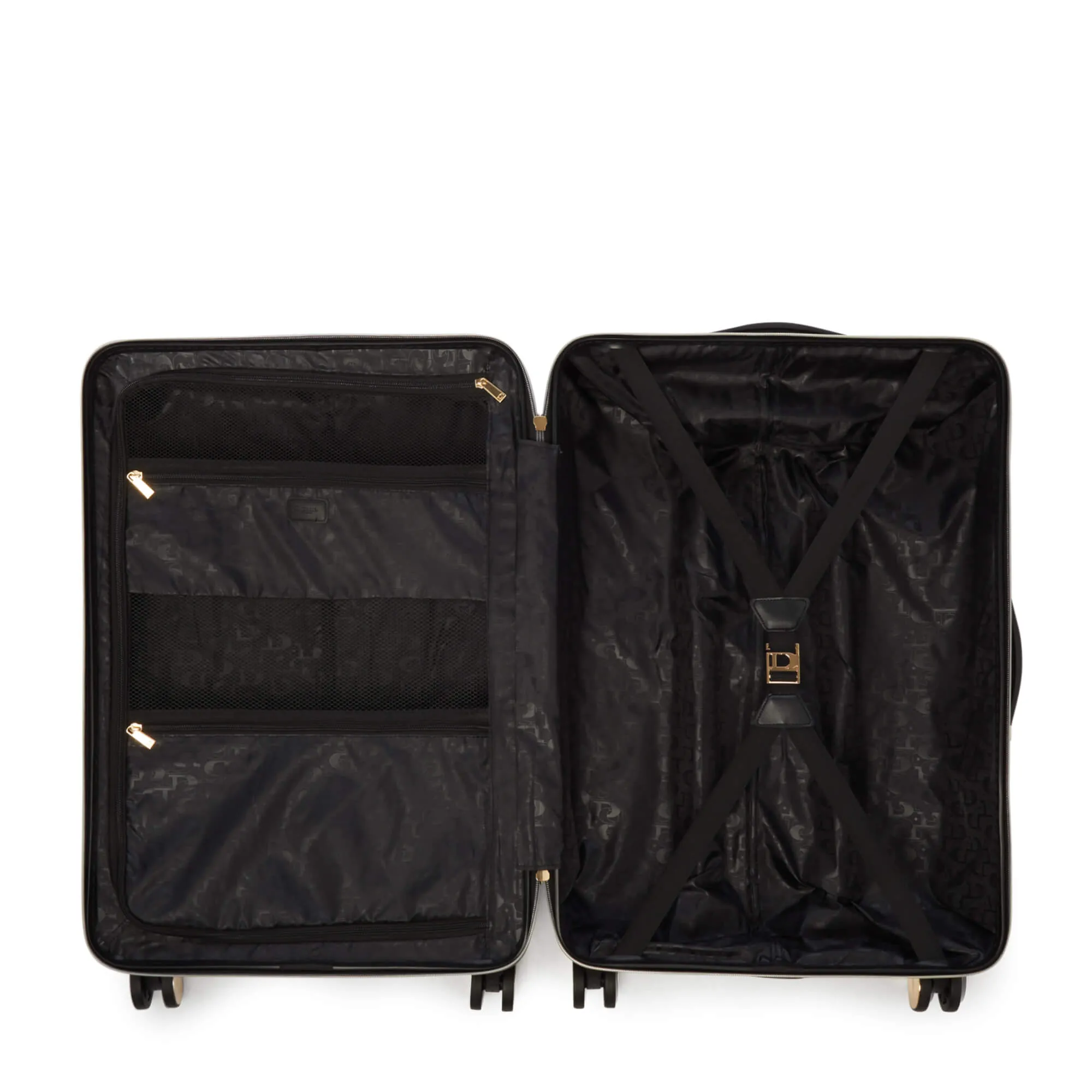 Dune London Olive 67cm 4-Wheel Medium Suitcase