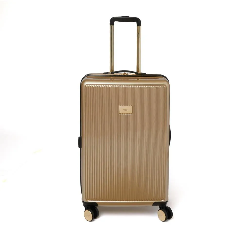 Dune London Olive 67cm 4-Wheel Medium Suitcase
