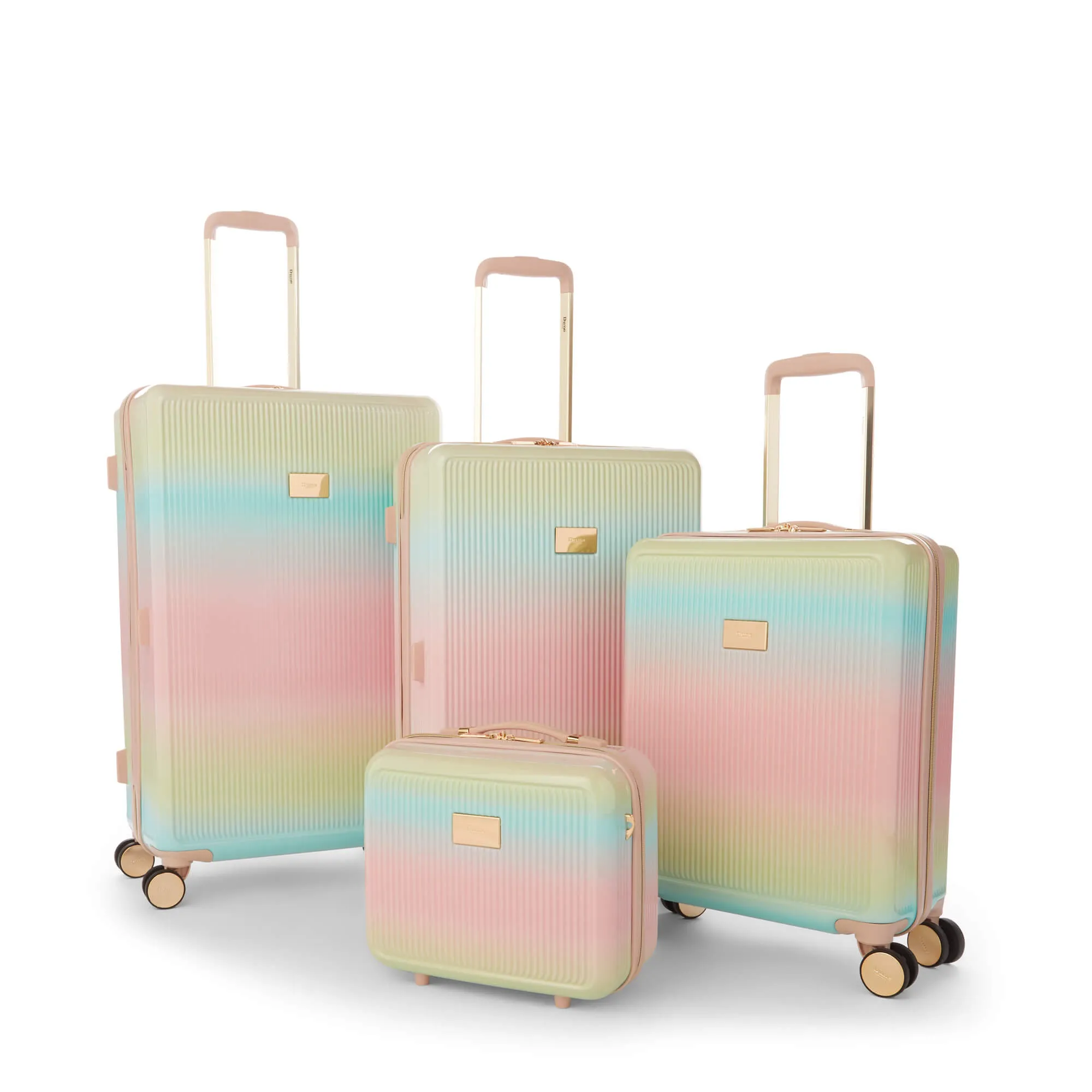 Dune London Olive 67cm 4-Wheel Medium Suitcase