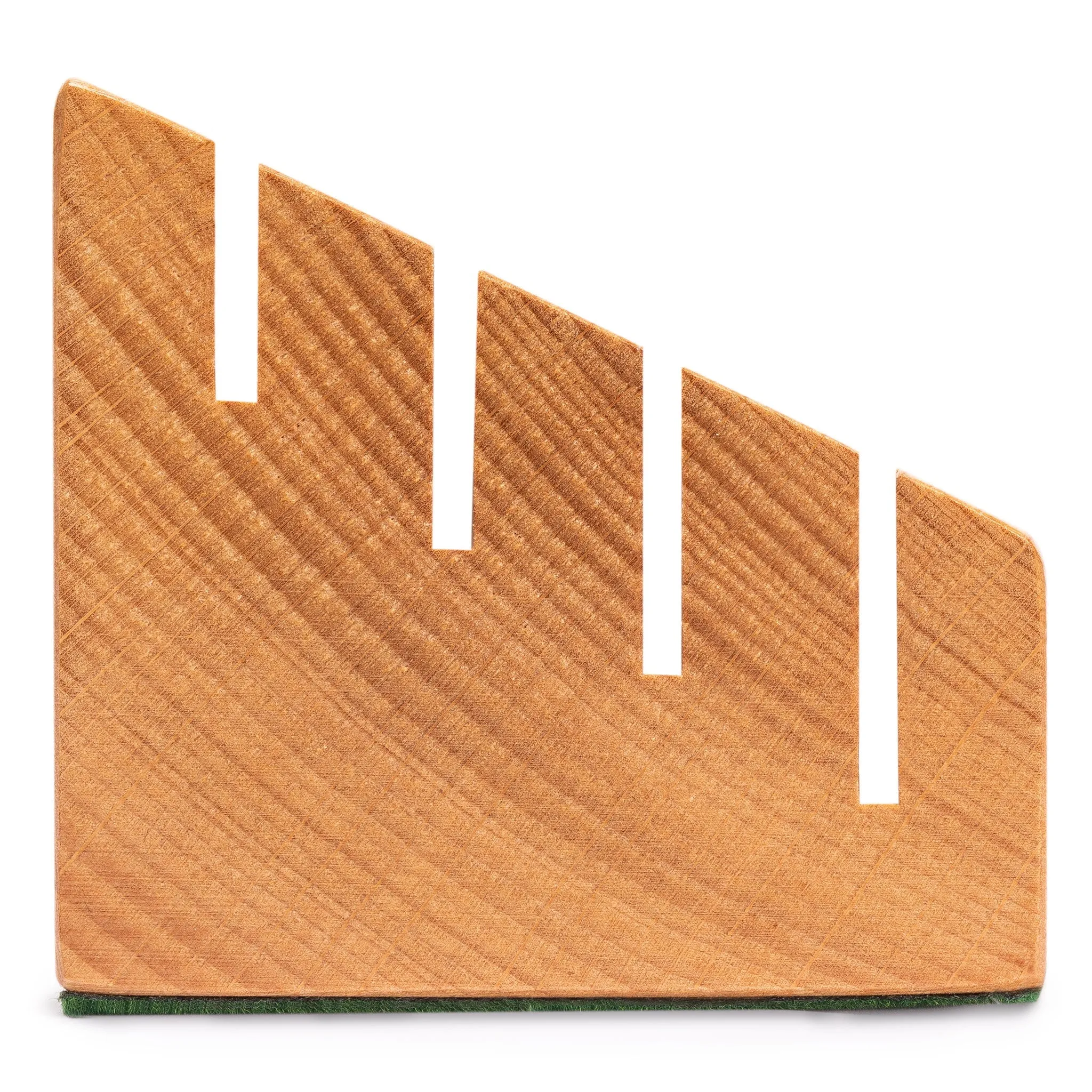 Extra-Wide Solid Beechwood Playing Card Holders - Set of 2