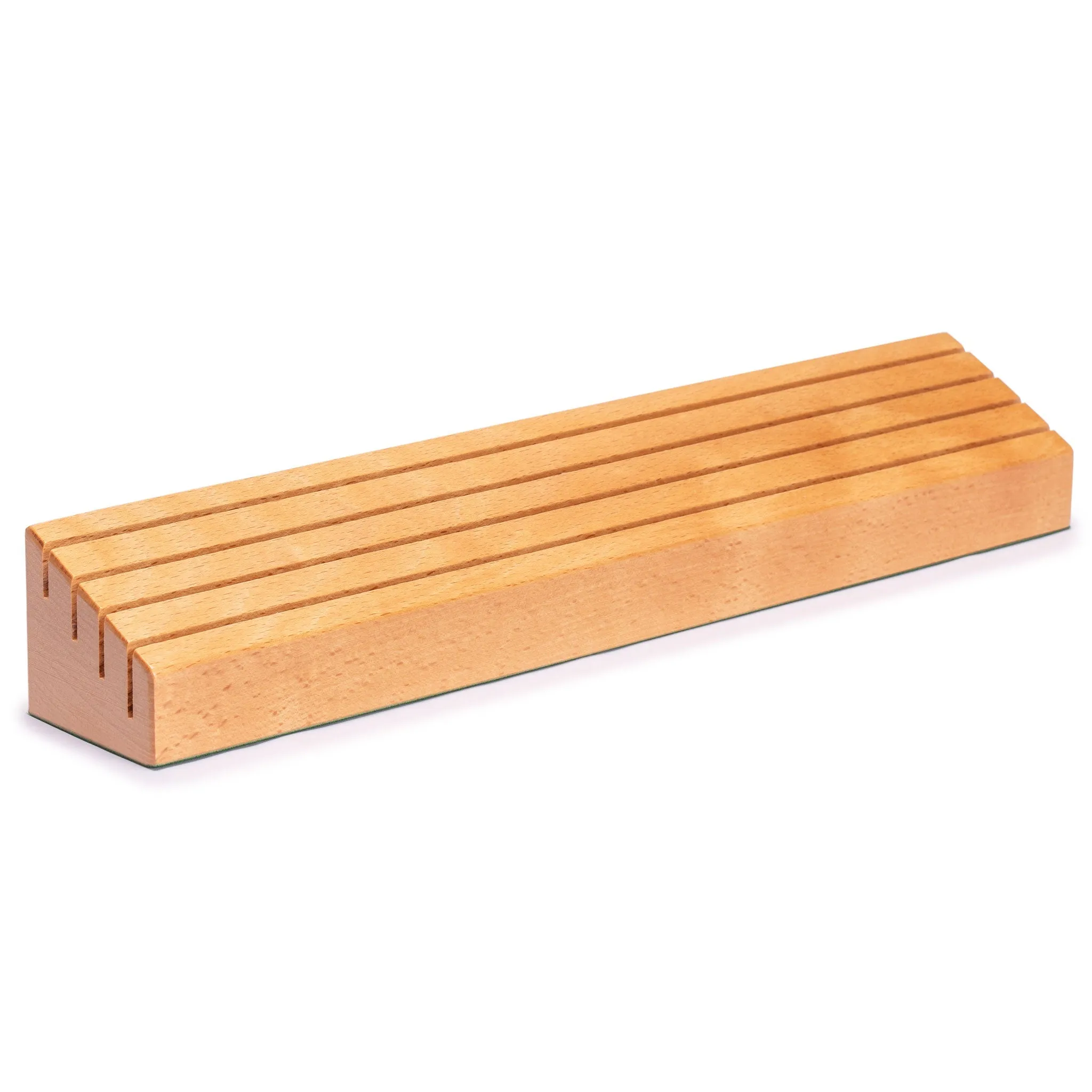 Extra-Wide Solid Beechwood Playing Card Holders - Set of 2