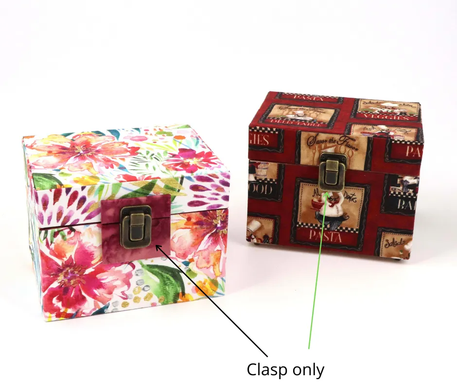 Flat box latch, box clasp, HD30