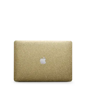 Gold Glitter Hardshell Case for Macbook