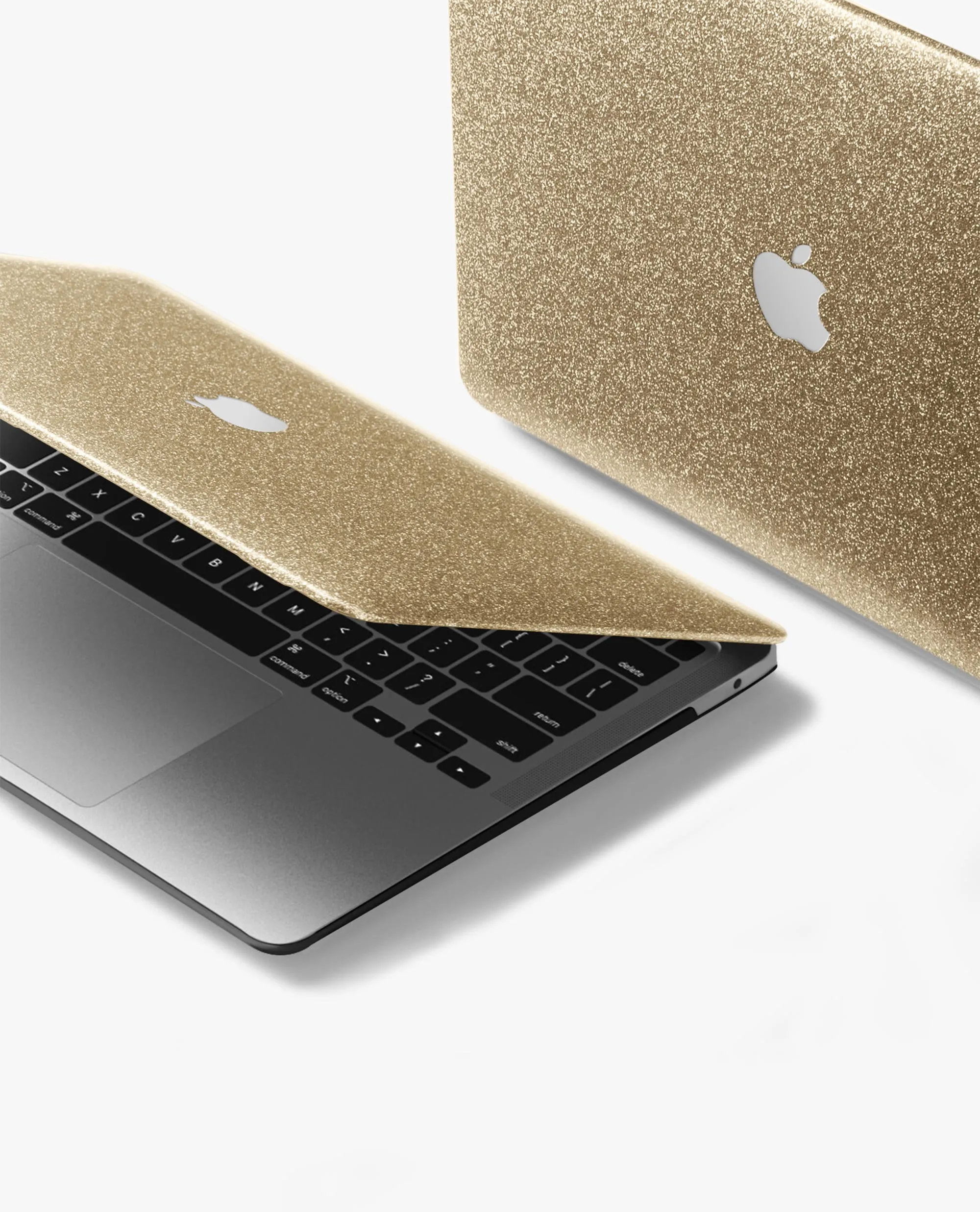 Gold Glitter Hardshell Case for Macbook