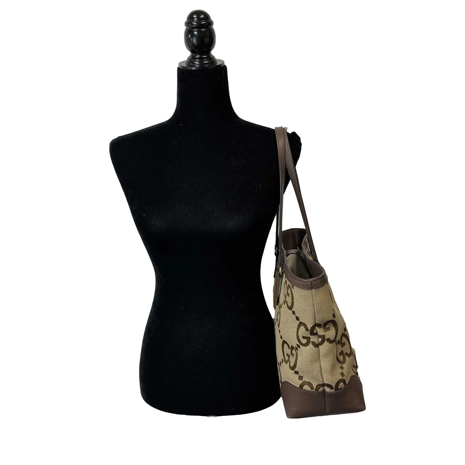 Gucci - Ophidia Jumbo GG Monogram Canvas - Brown Medium Tote