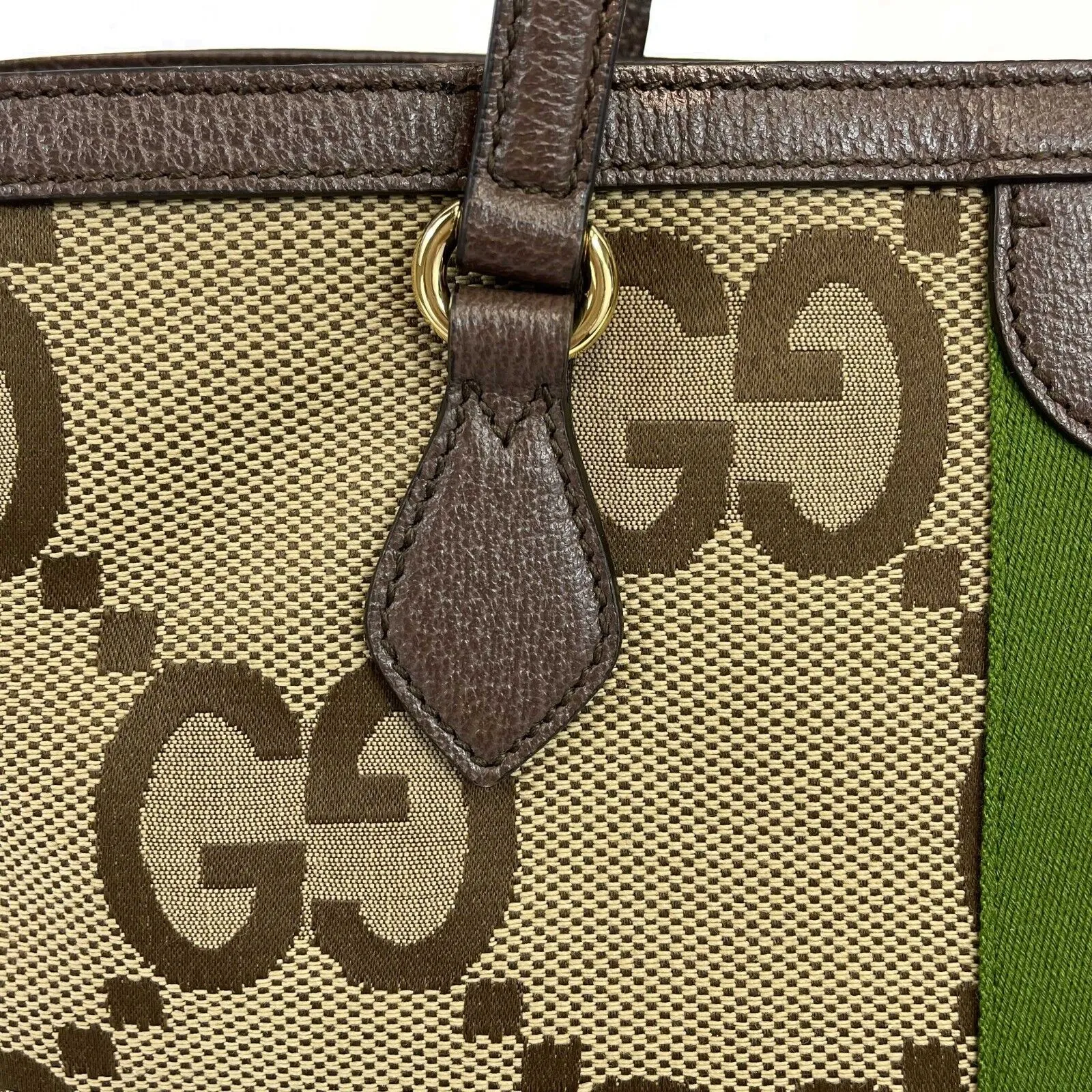 Gucci - Ophidia Jumbo GG Monogram Canvas - Brown Medium Tote