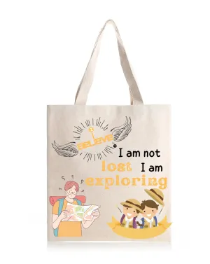 I Believe in Exploring Daily Thaila -  Canvas Reusable Bags