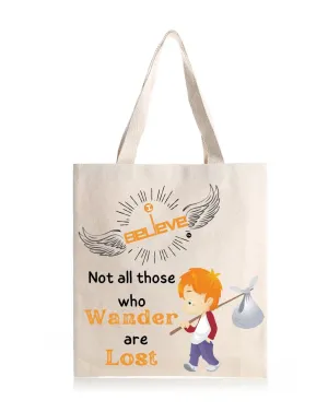 I Believe in Wanderers Daily Thaila -  Canvas Reusable Bags