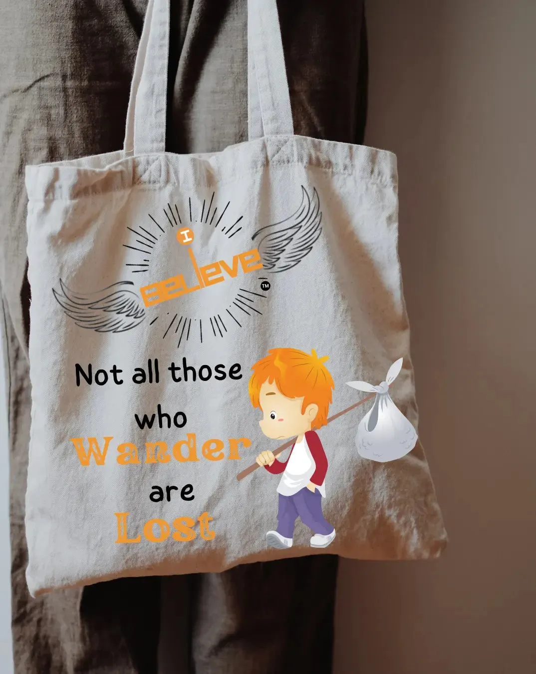 I Believe in Wanderers Daily Thaila -  Canvas Reusable Bags